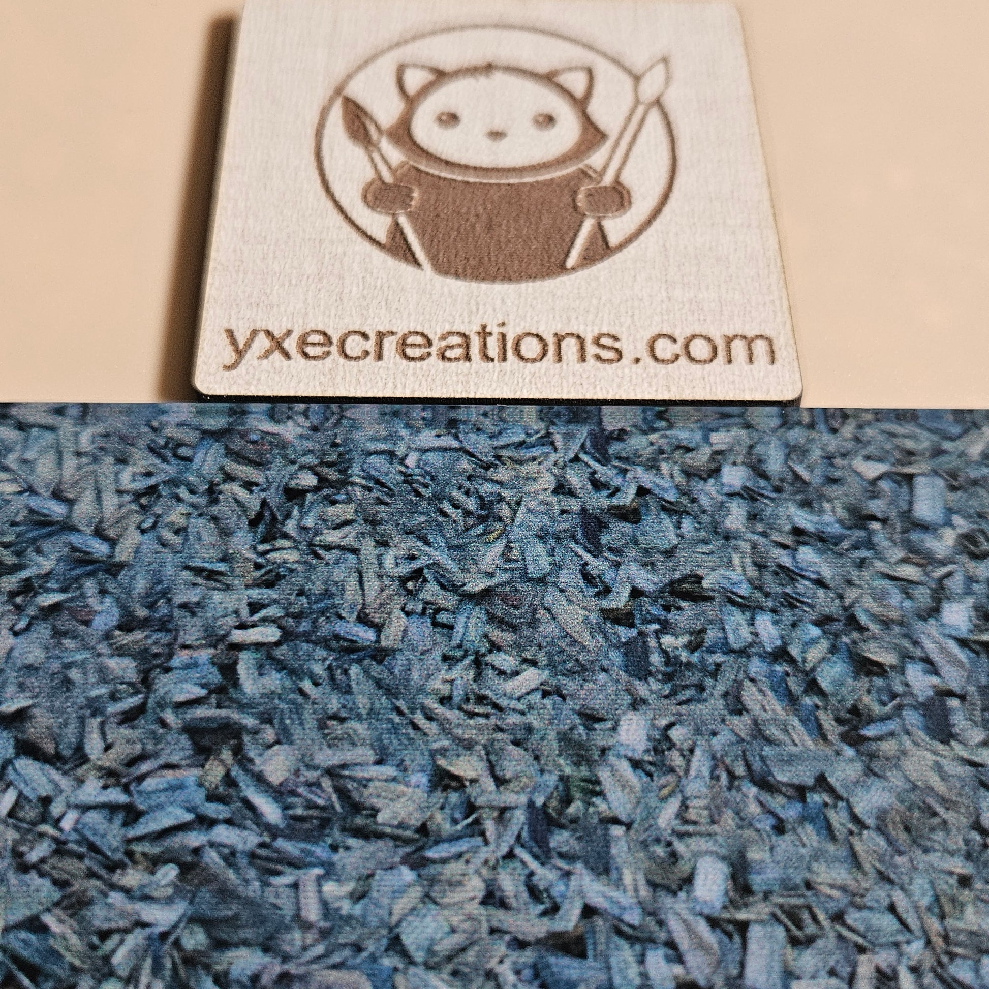 Next Level Sheet - Printed Plywood and Accrylic Sheet - Gray Chips Horizontal