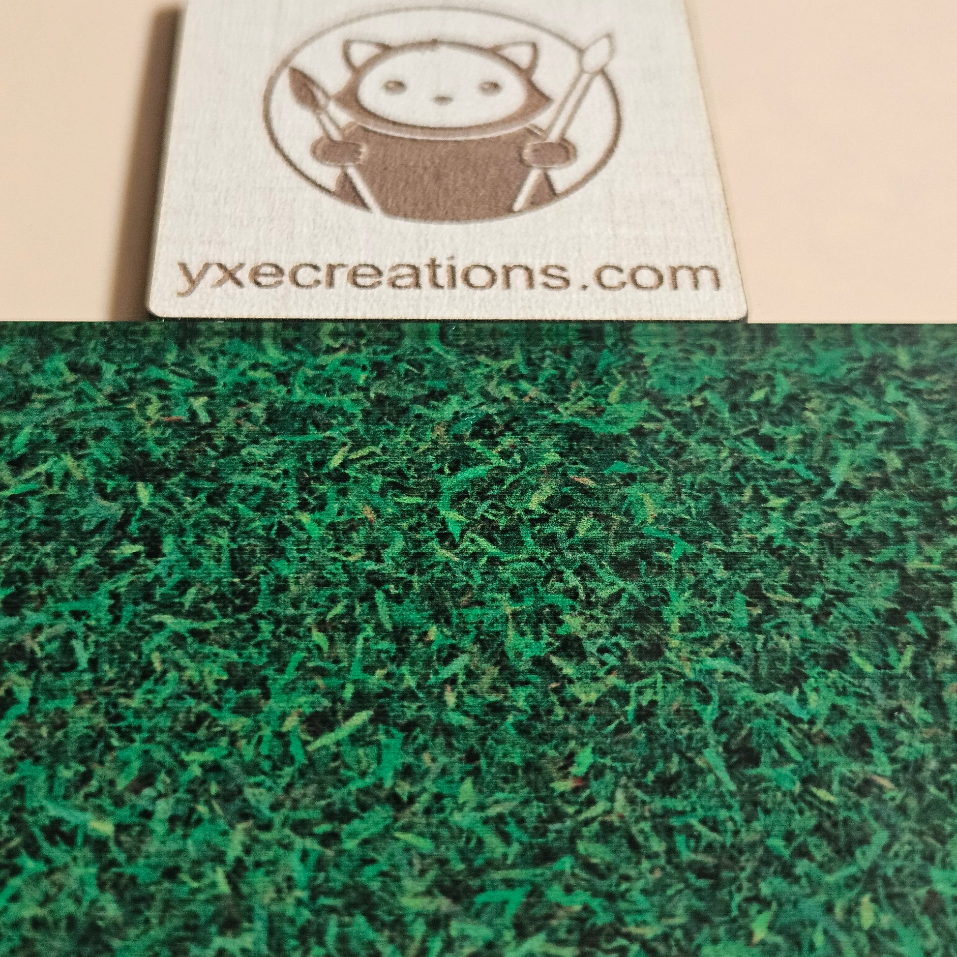 Next Level Sheet - Printed Plywood and Accrylic Sheet -  Green Grass Close Up Horizontal