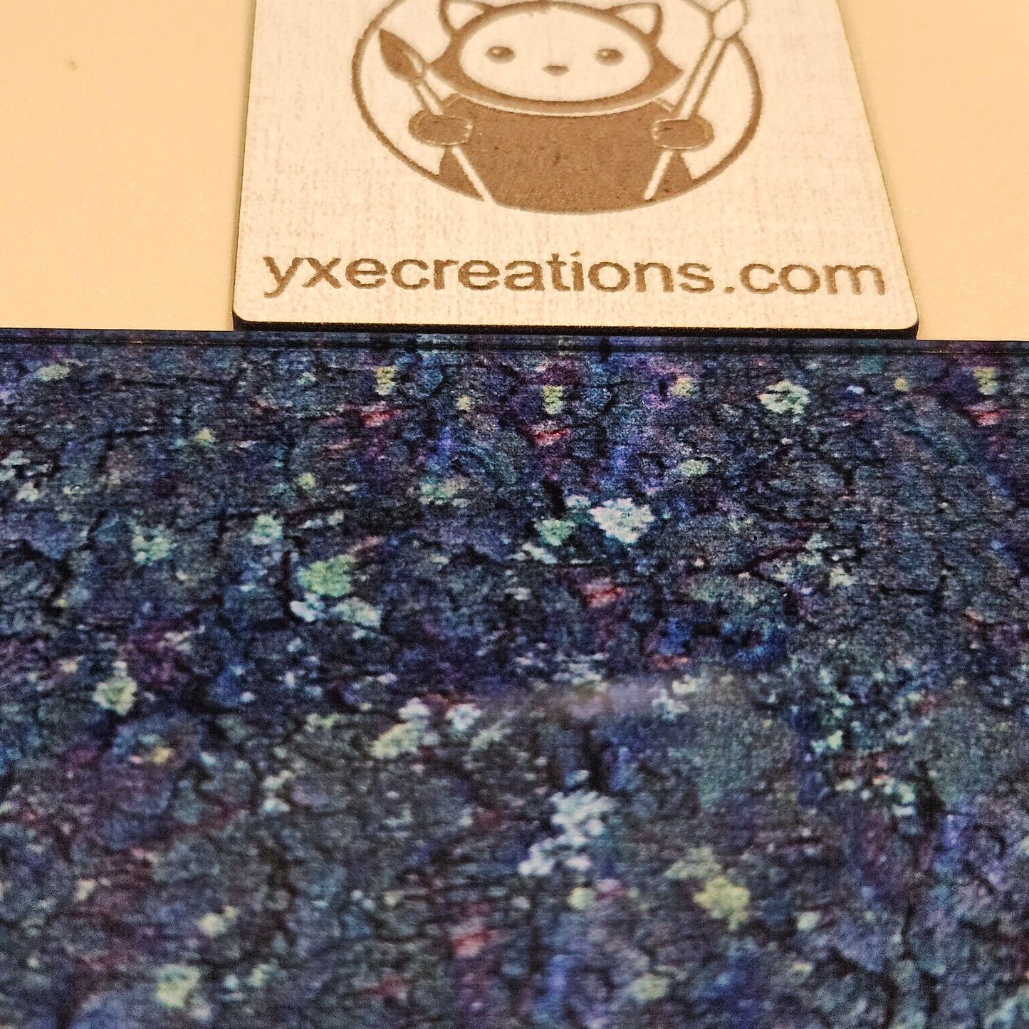 Next Level  Sheet - Printed Plywood and Acrylic - Bark 17 Close Up Horizontal