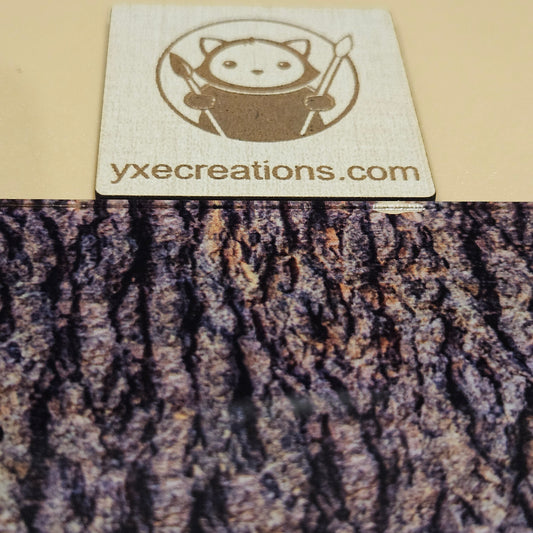 Next Level  Sheet - Printed Plywood and Acrylic - Bark 33 Close Up Horizontal