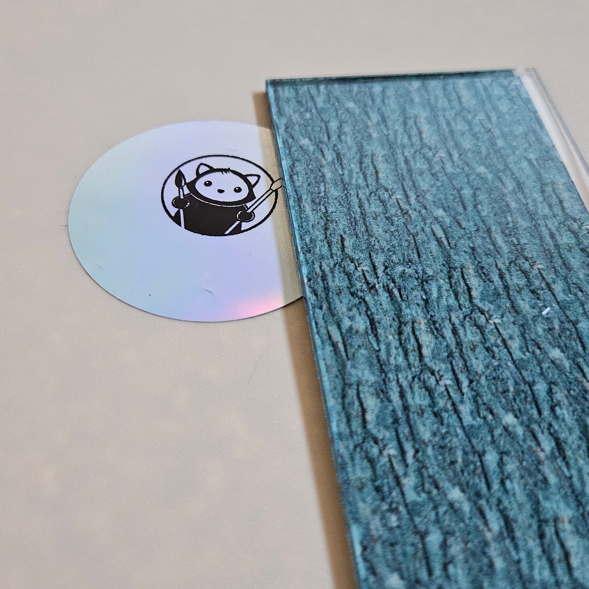 Next Level  Sheet - Printed Plywood and Acrylic - Bark 5 Close Up 