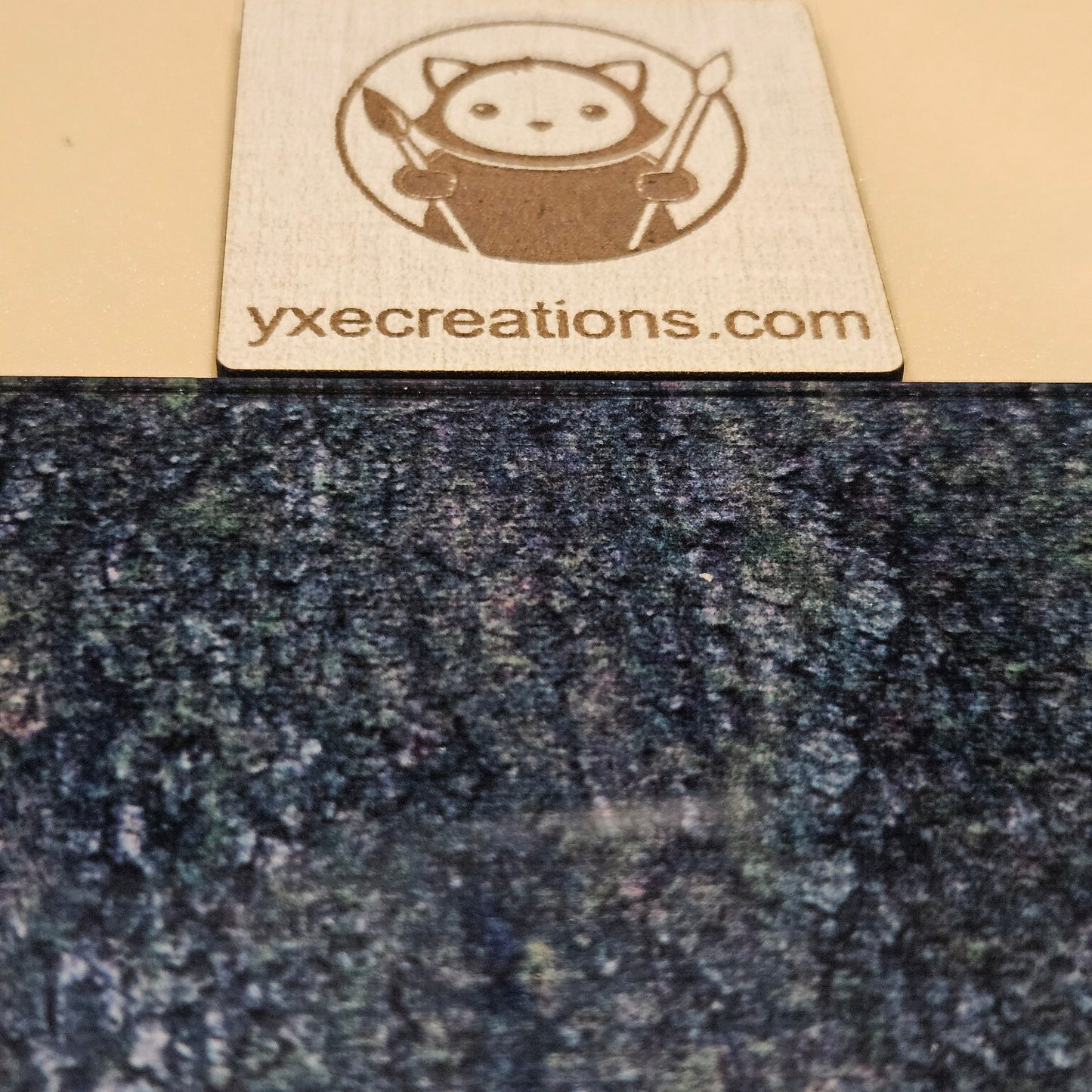 Next Level  Sheet - Printed Plywood and Acrylic - Bark 8 Horizontal