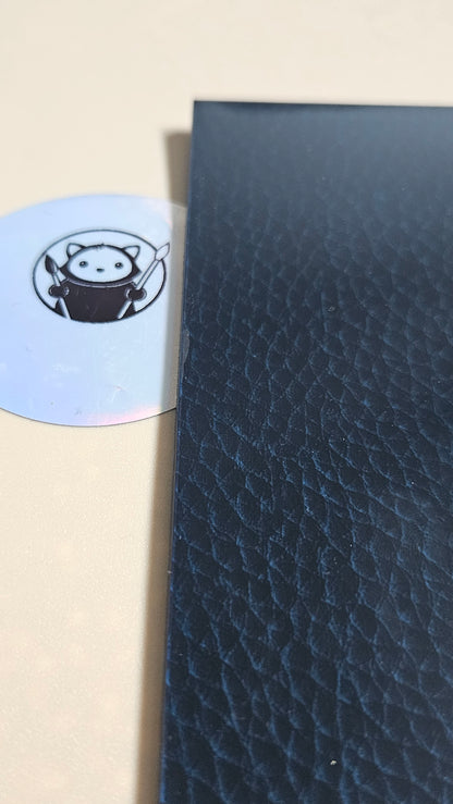 Next Level Sheet - Printed Plywood and Acrylic Sheets - Black Leather Close Up