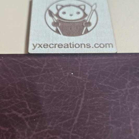 Next Level Sheet - Printed Plywood and Acrylic Sheets - Brown Leather Close Up Horizontal