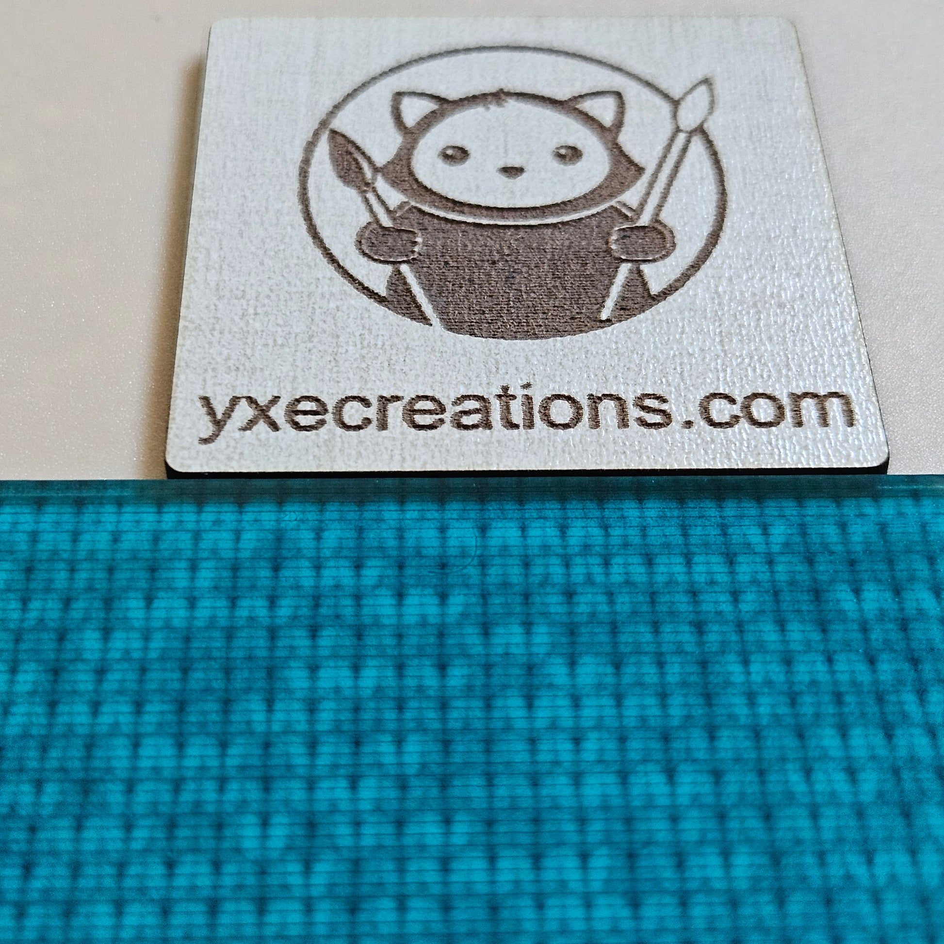 Next Level Sheet - Printed Plywood and Acrylic Sheets - Knitted Green Close Up