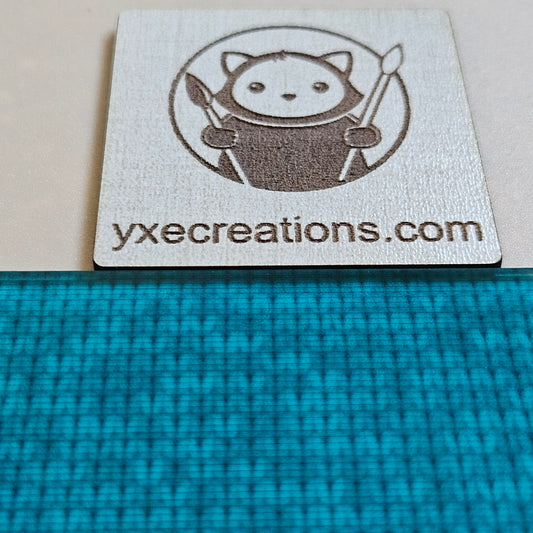 Next Level Sheet - Printed Plywood and Acrylic Sheets - Knitted Green Close Up