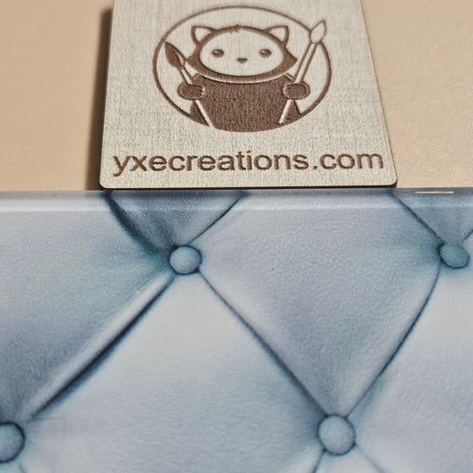 Next Level Sheet - Printed Plywood and Acrylic Sheets - Leather Coach Close Up Horizontal