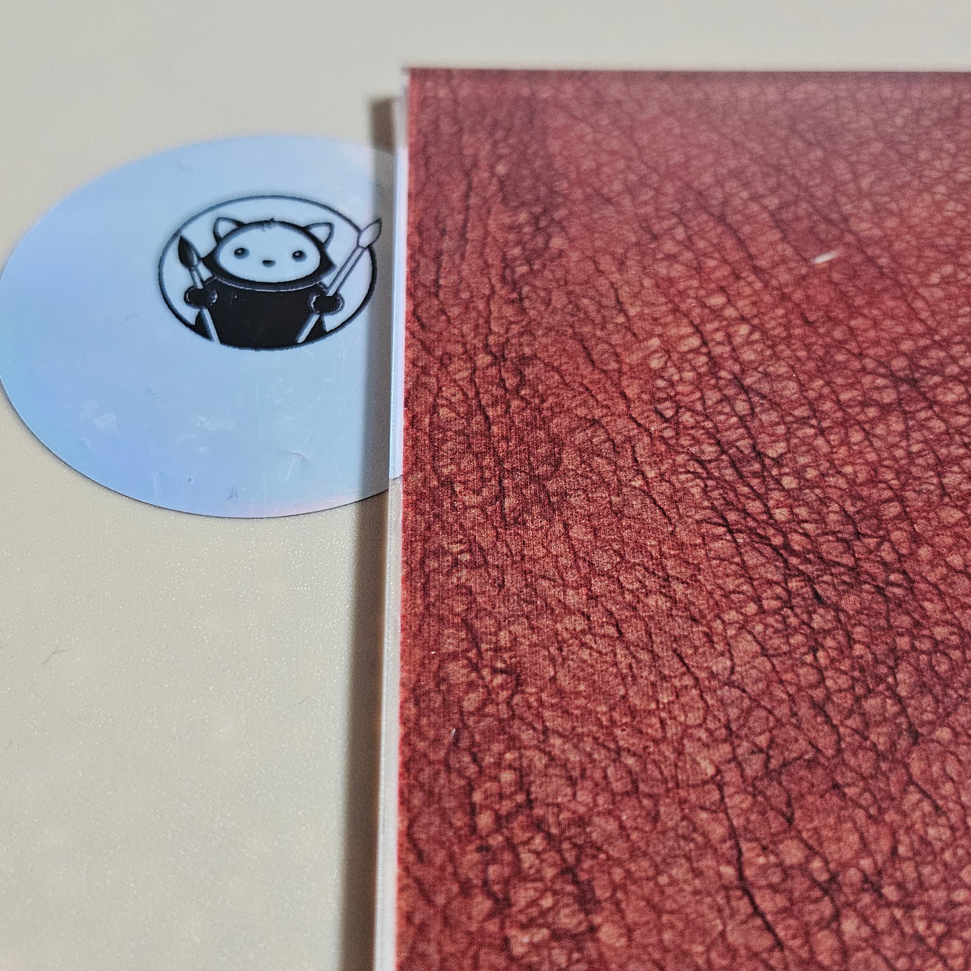 Next Level Sheet - Printed Plywood and Acrylic Sheets - Red Leather Preview