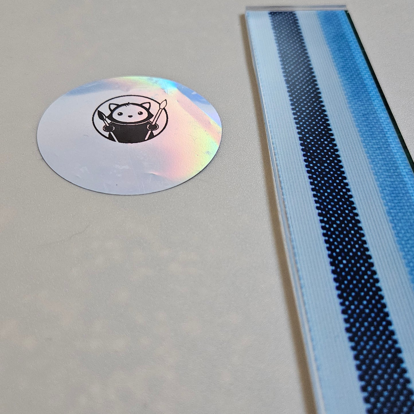 Next Level Sheet - Printed Plywood and Acrylic Sheets - Stripes Fabric Close Up