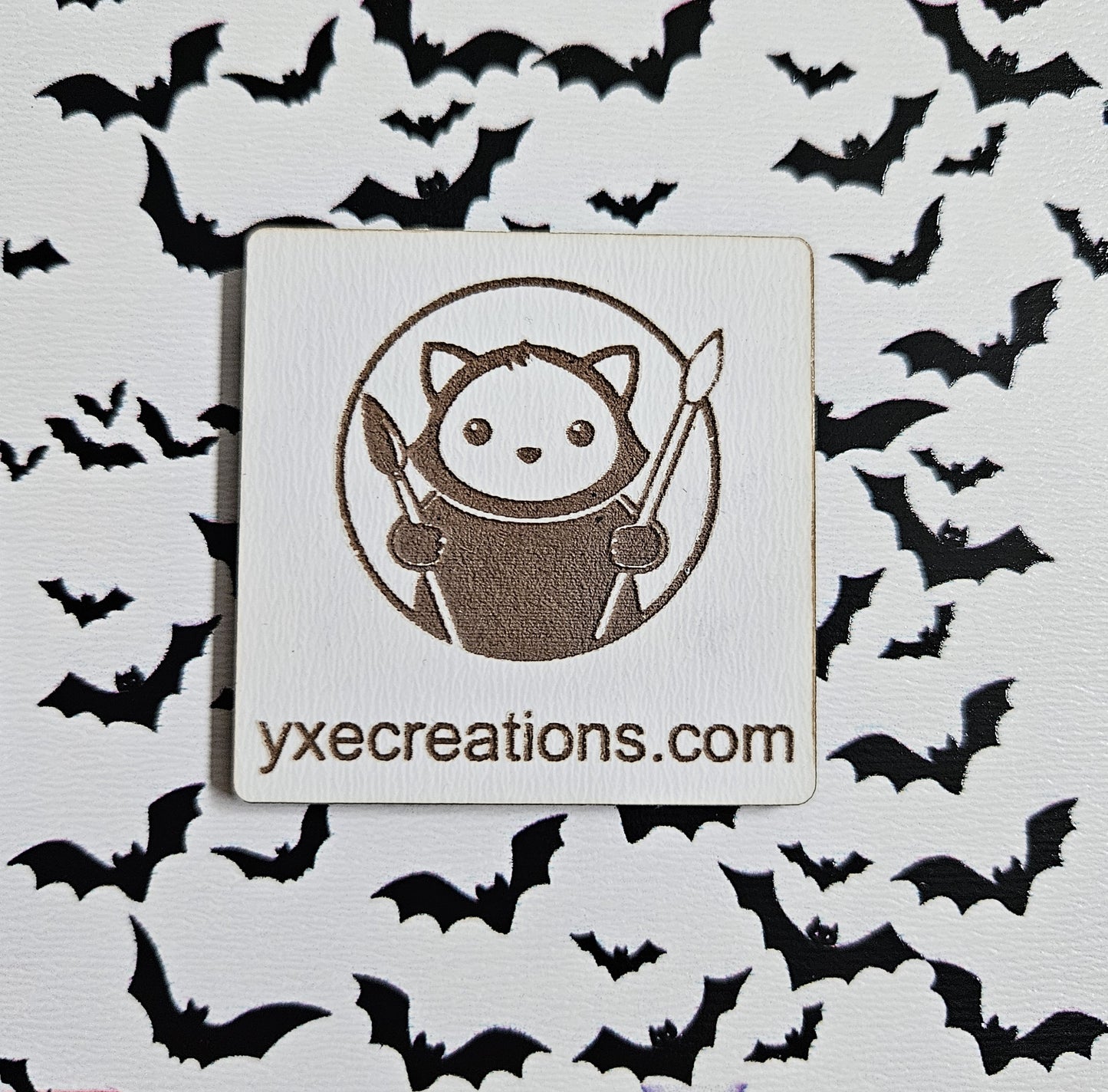 Next Level Sheet for laser cutting - Pattern Acrylic and Plywood - Bats Close Up