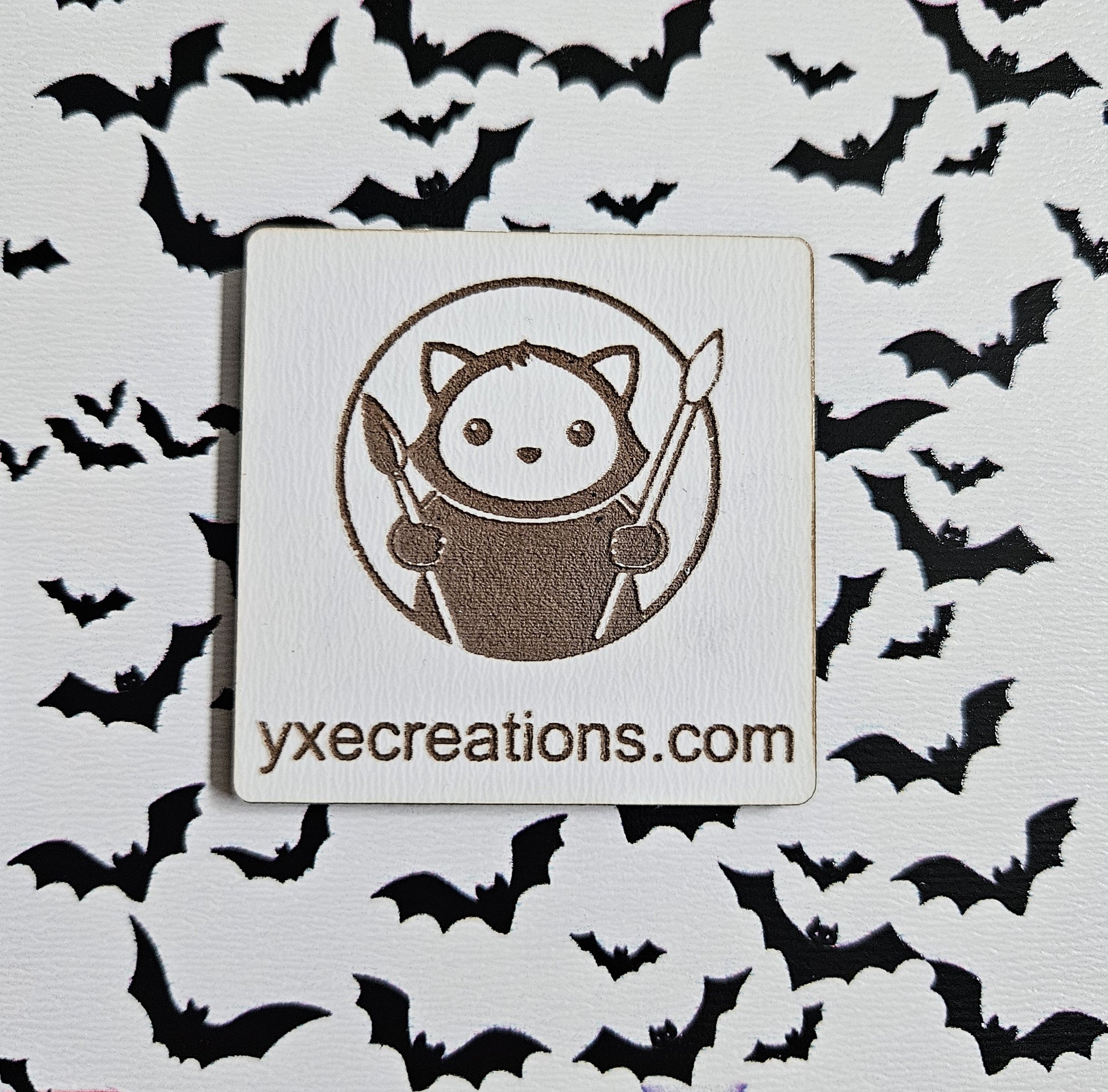 Next Level Sheet for laser cutting - Pattern Acrylic and Plywood - Bats Close Up