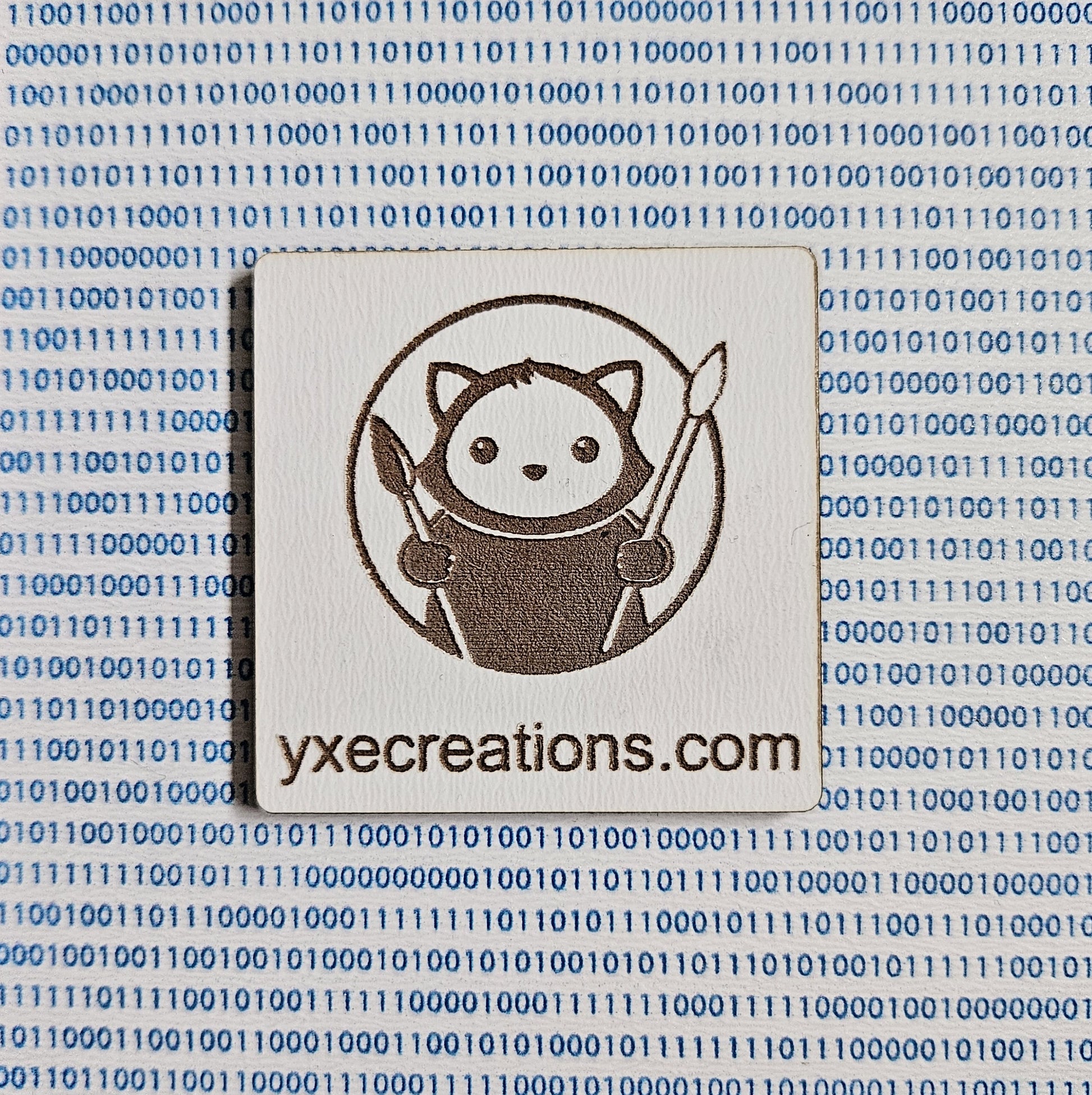 Next Level Sheet for laser cutting - Pattern Acrylic and Plywood - Binary Pattern