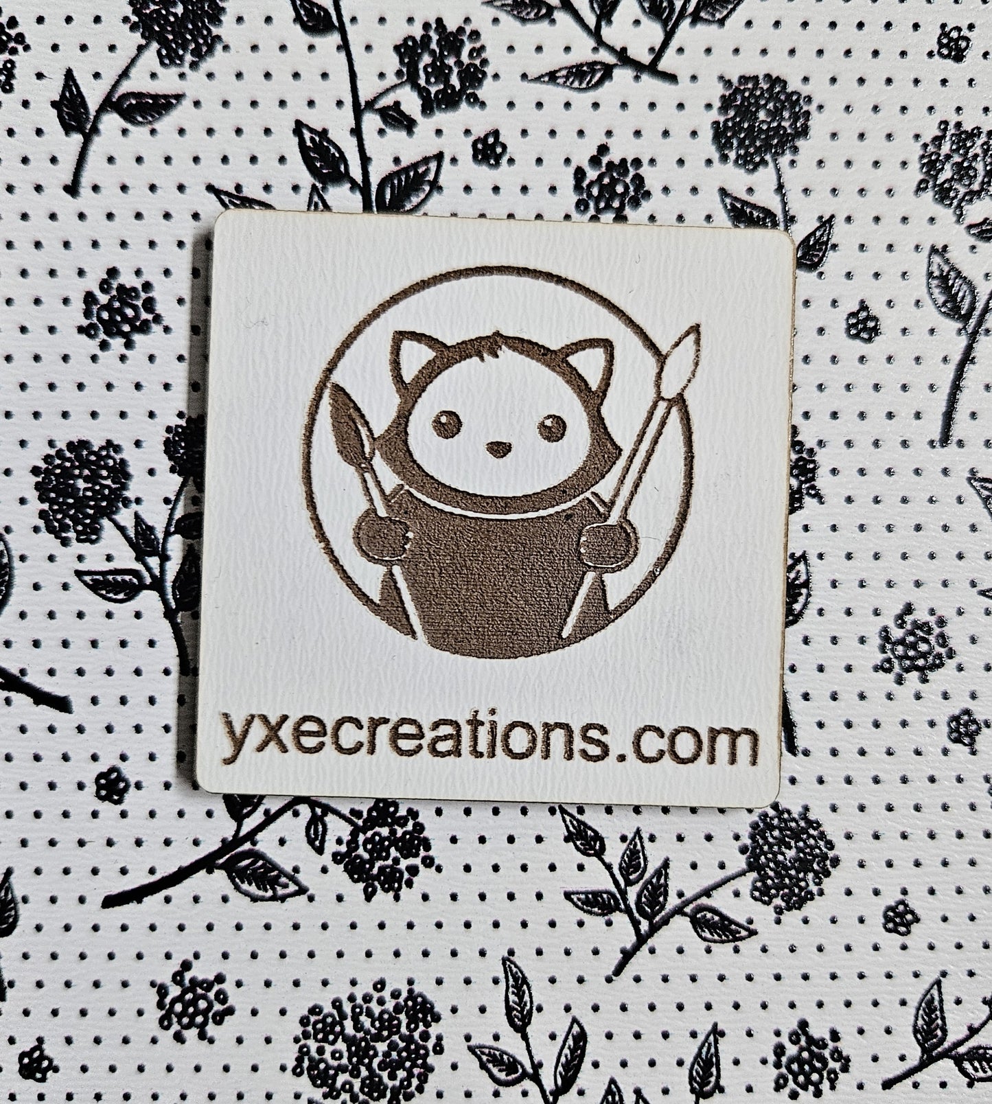 Next Level Sheet for laser cutting - Pattern Acrylic and Plywood - Black Veil Flowers again Close Up