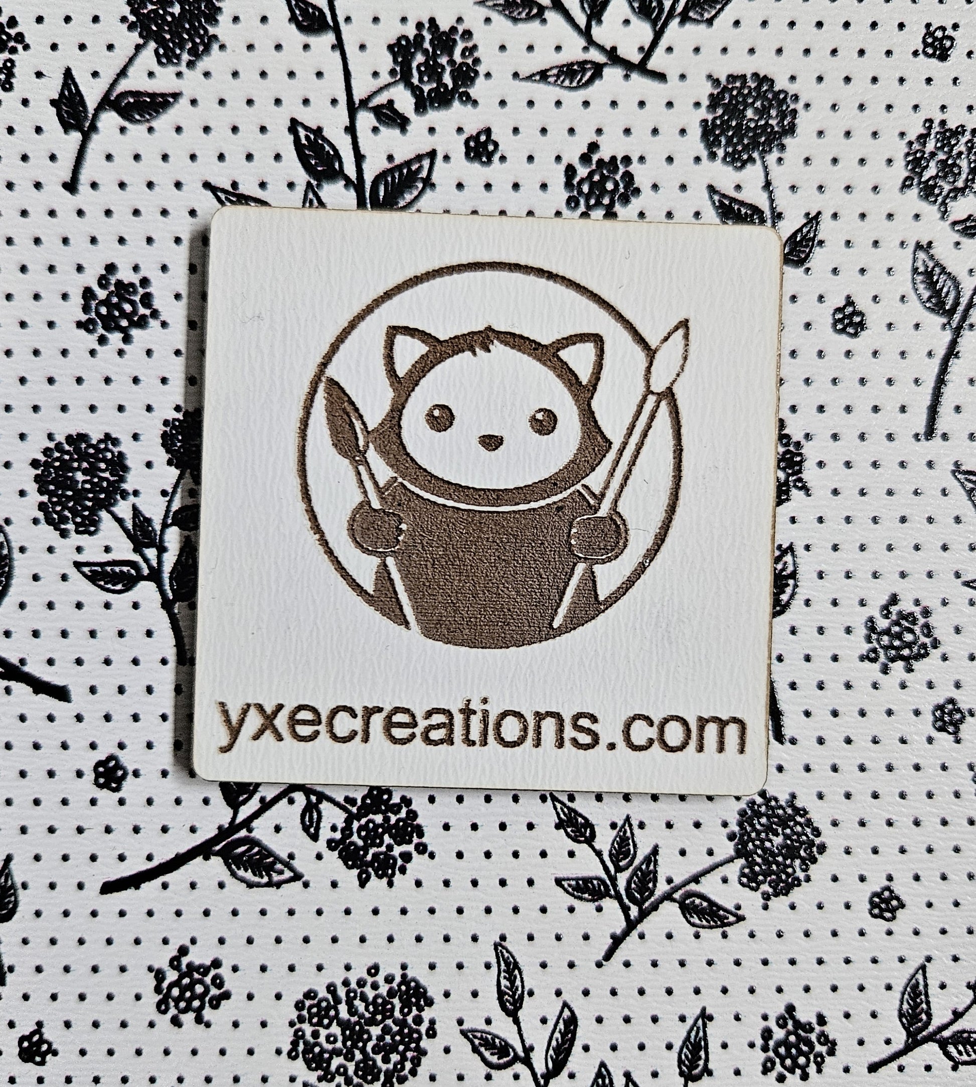 Next Level Sheet for laser cutting - Pattern Acrylic and Plywood - Black Veil Flowers again Close Up