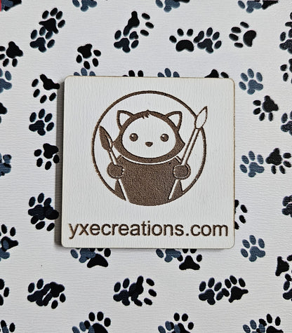 Next Level Sheet for laser cutting - Pattern Acrylic and Plywood - Black and Gray Paws Close Up