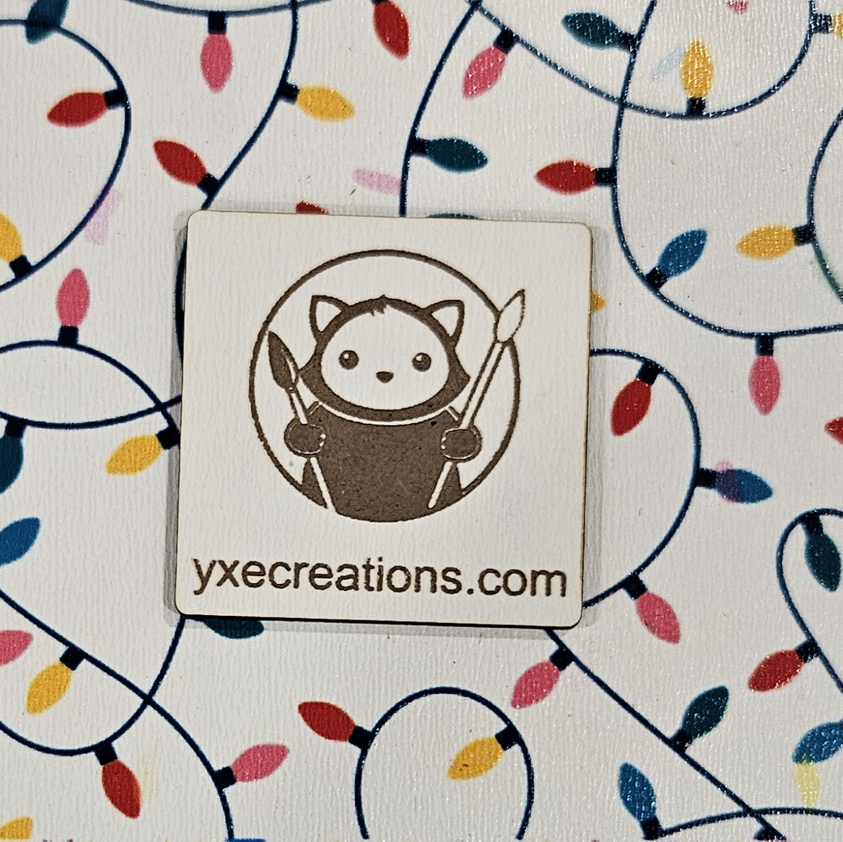 Next Level Sheet for laser cutting - Pattern Acrylic and Plywood - Christmas Lights Close Up