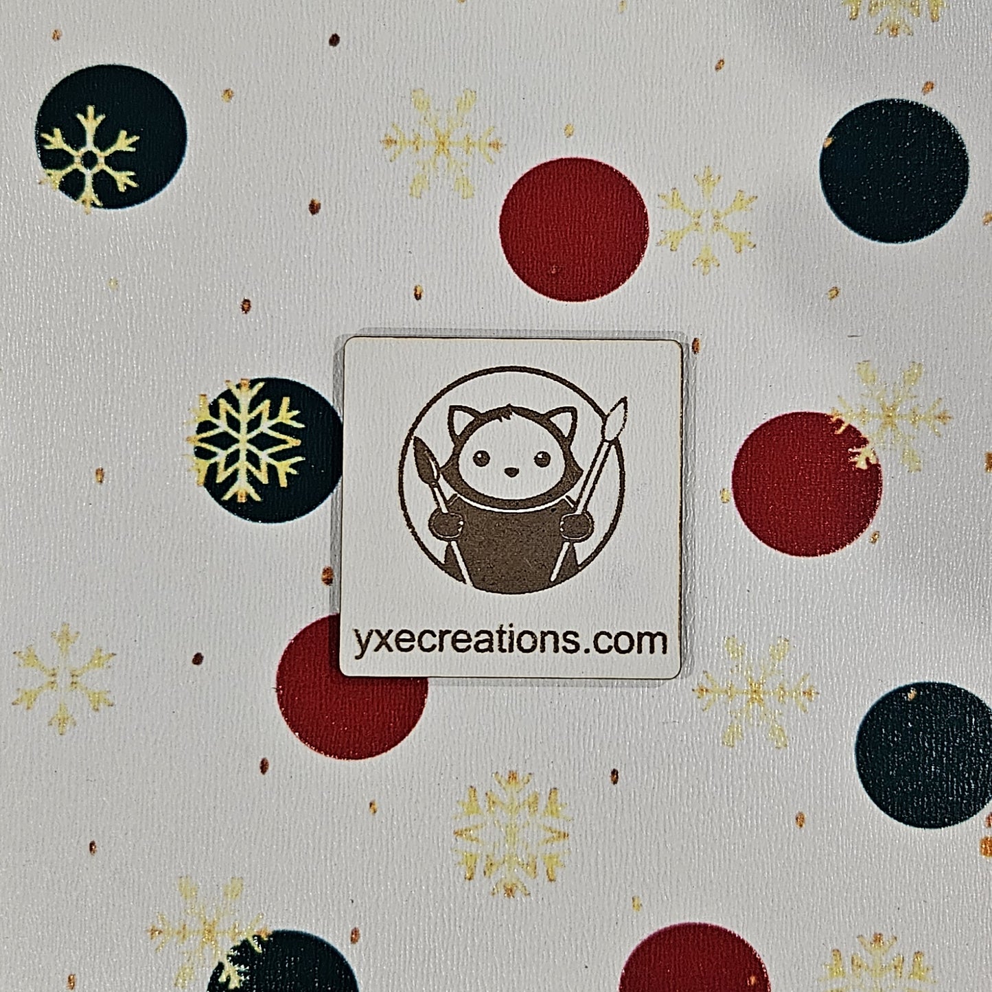 Next Level Sheet for laser cutting - Pattern Acrylic and Plywood - Circles and Snowflakes CLose Up