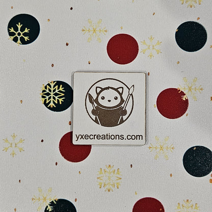 Next Level Sheet for laser cutting - Pattern Acrylic and Plywood - Circles and Snowflakes CLose Up