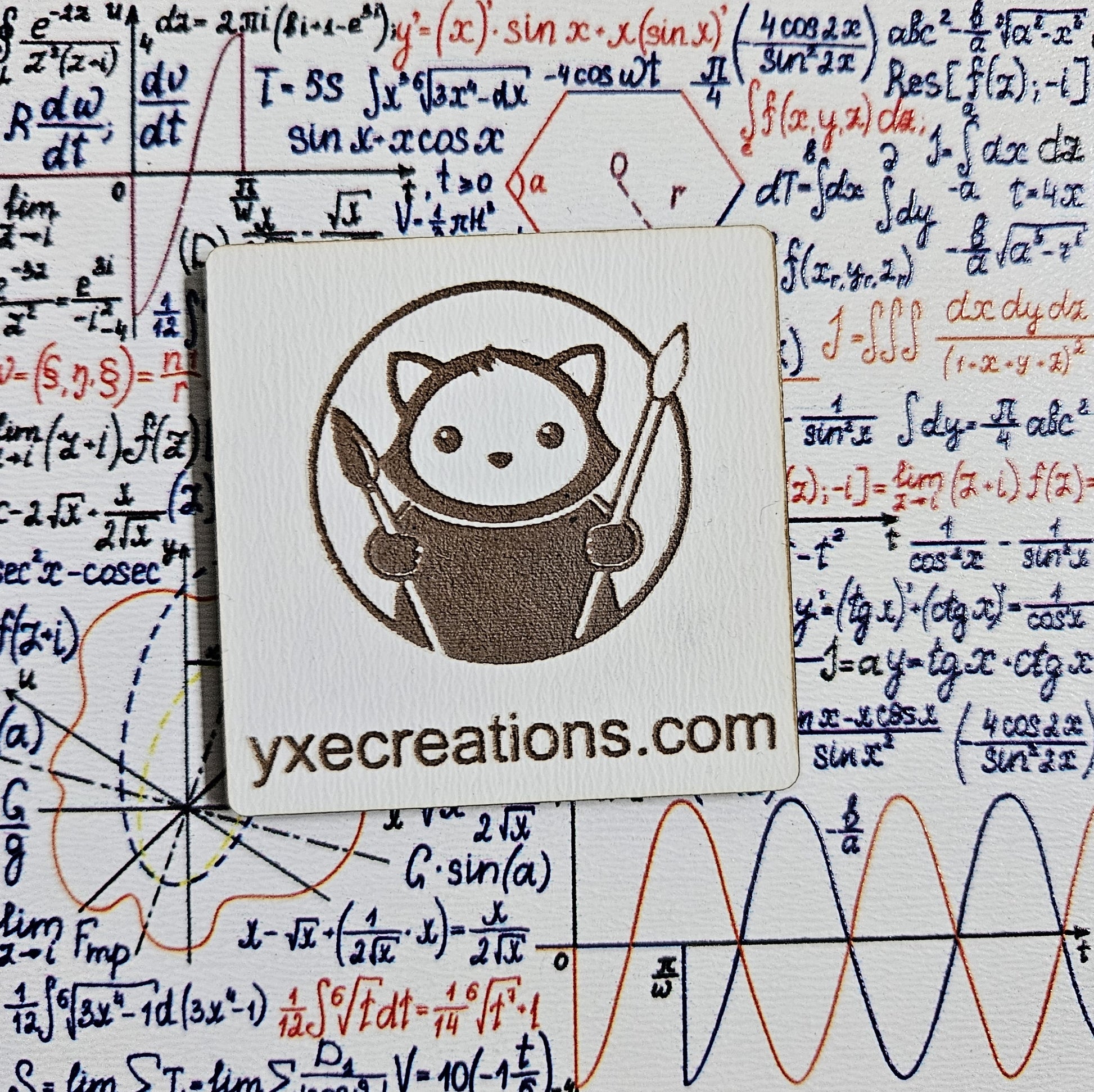 Next Level Sheet for laser cutting - Pattern Acrylic and Plywood - College Notes Colour