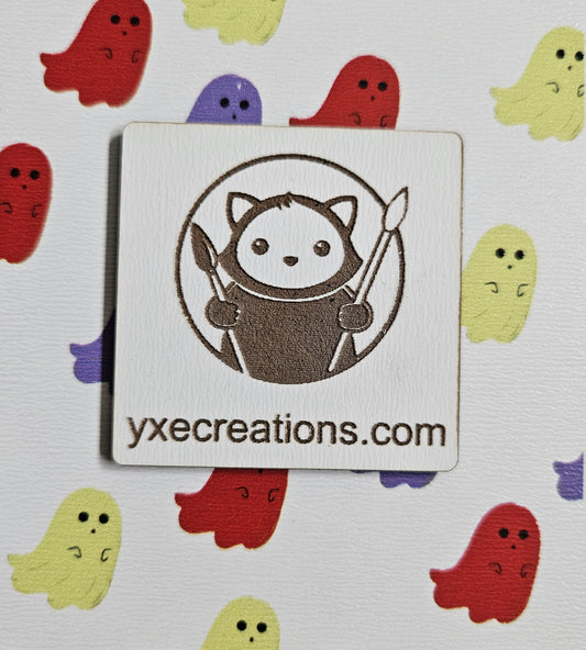 Next Level Sheet for laser cutting - Pattern Acrylic and Plywood - Cute Ghosts Close Up