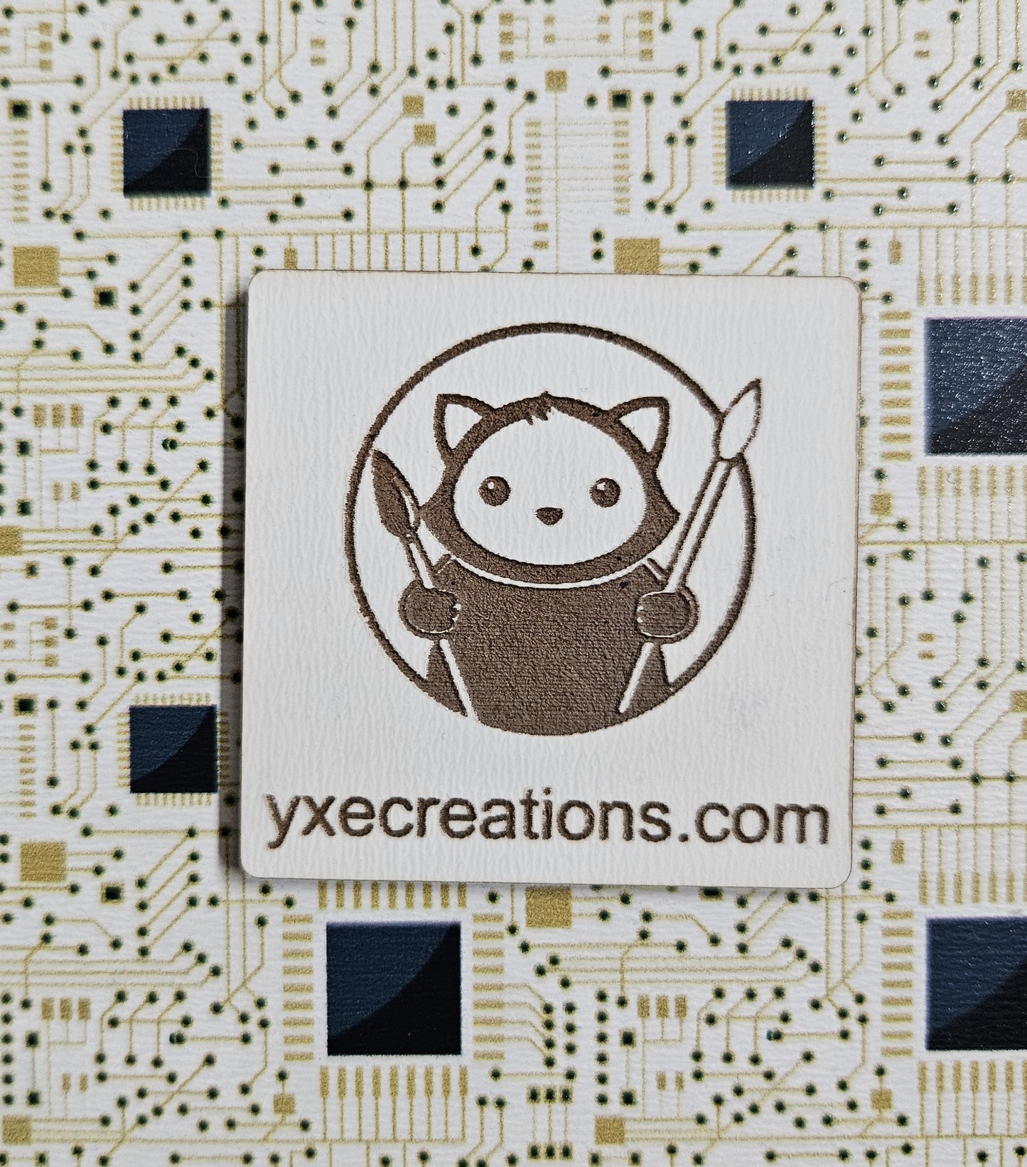 Next Level Sheet for laser cutting - Pattern Acrylic and Plywood - Microchip