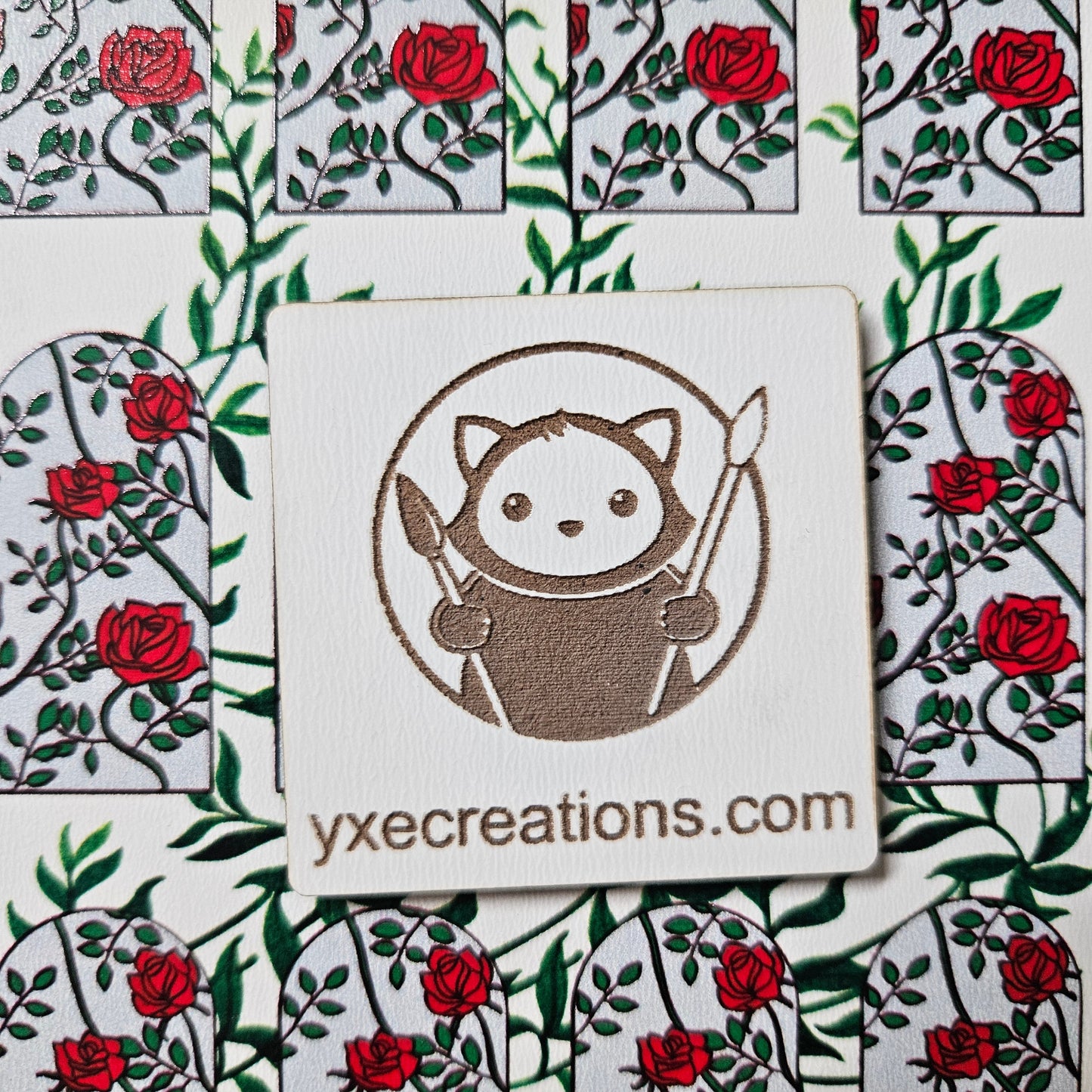 Next Level Sheets - Printed Acrylic and Plywood -  Rose Windows Close Up