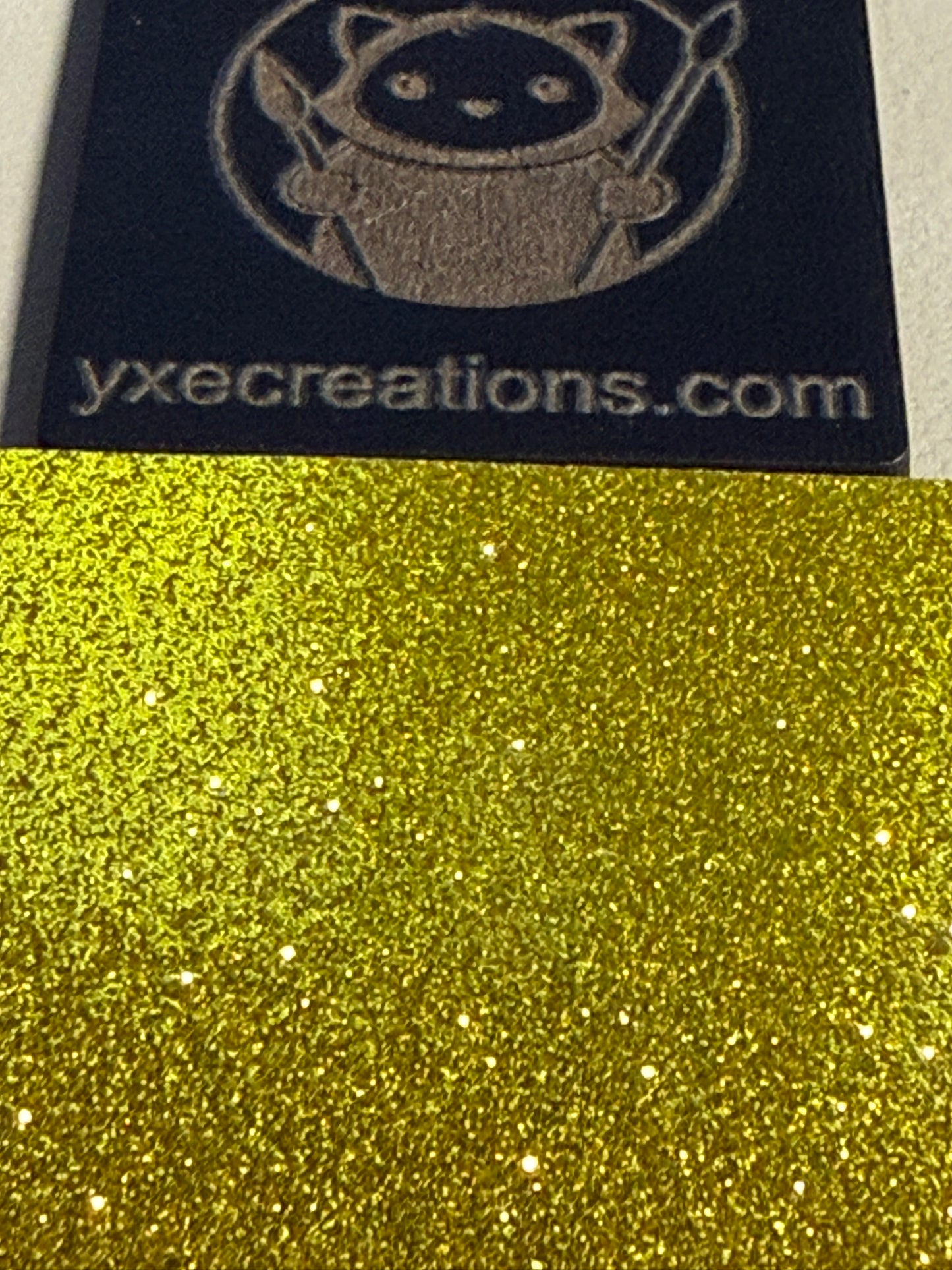 Opaque Gold Glitter Acrylic Preview