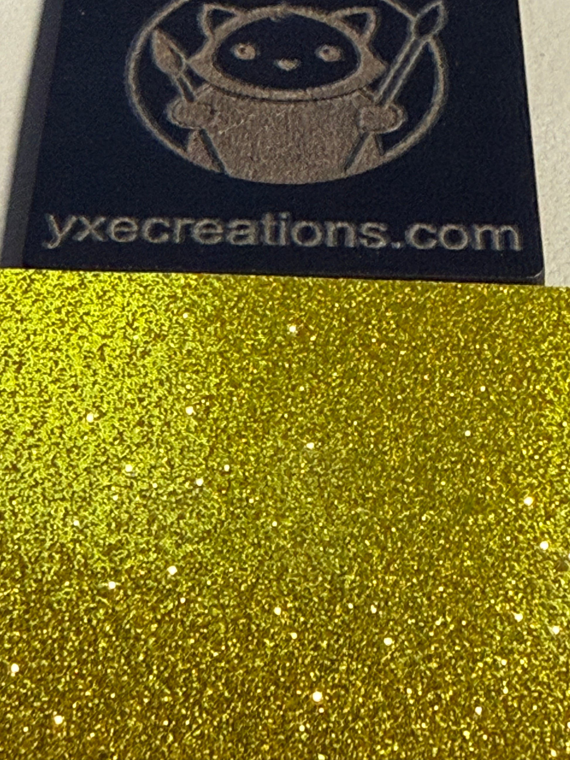 Opaque Gold Glitter Acrylic Preview