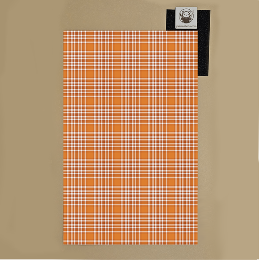 Next Level Sheet - Printed acrylic and Plywood - Orange Plaid - Preview
