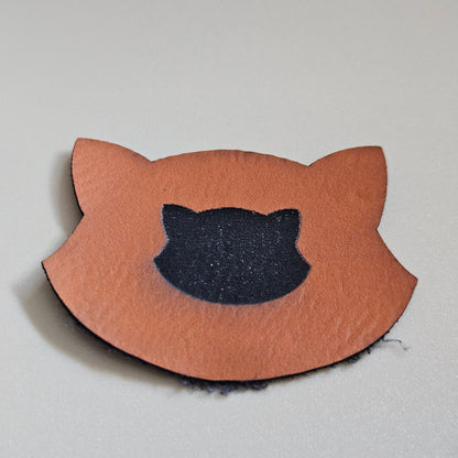 Orange - Engraves Black - Leatherette Sheet – PU Material