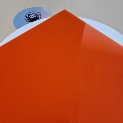 Orange Acrylic - Close Up