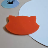 Dual-Finish Cast Acrylic Sheet  -  Orange Soda