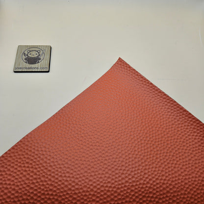 Orange Leatherette - Golf Texture Edge