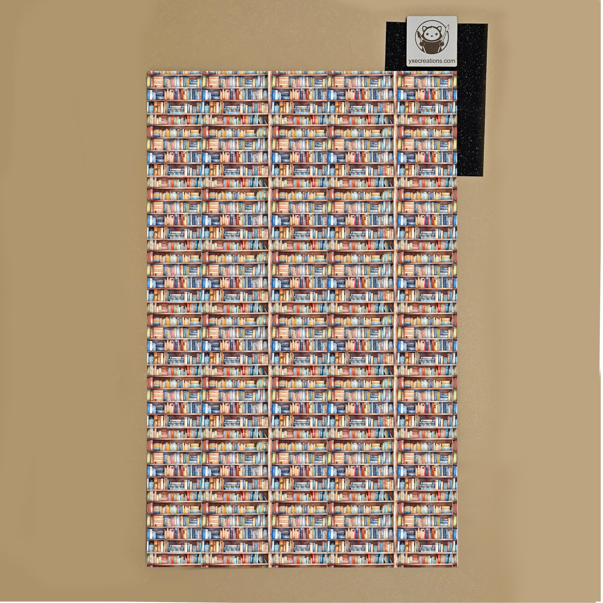 Next Level Sheets - Printed Acrylic and Plywood - Pastel Bookshelves Preview 2