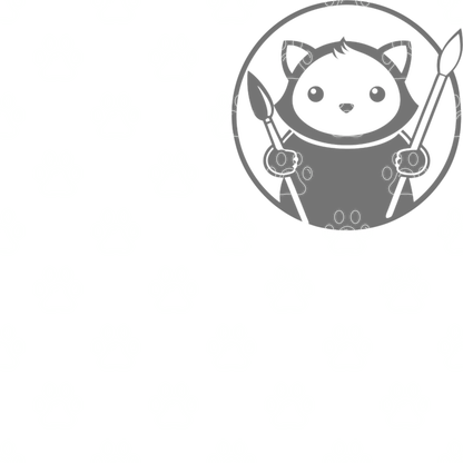 Next Level Sheet - Printed acrylic and Plywood - Paws - Pattern