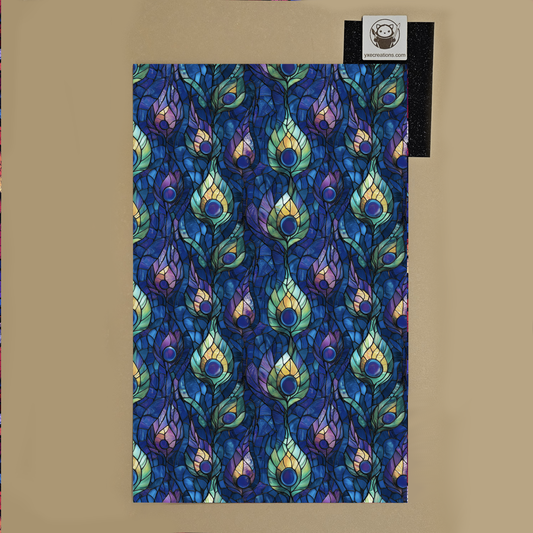 Stained Glass Imitation - Peacock Feathers - Next Level Sheet