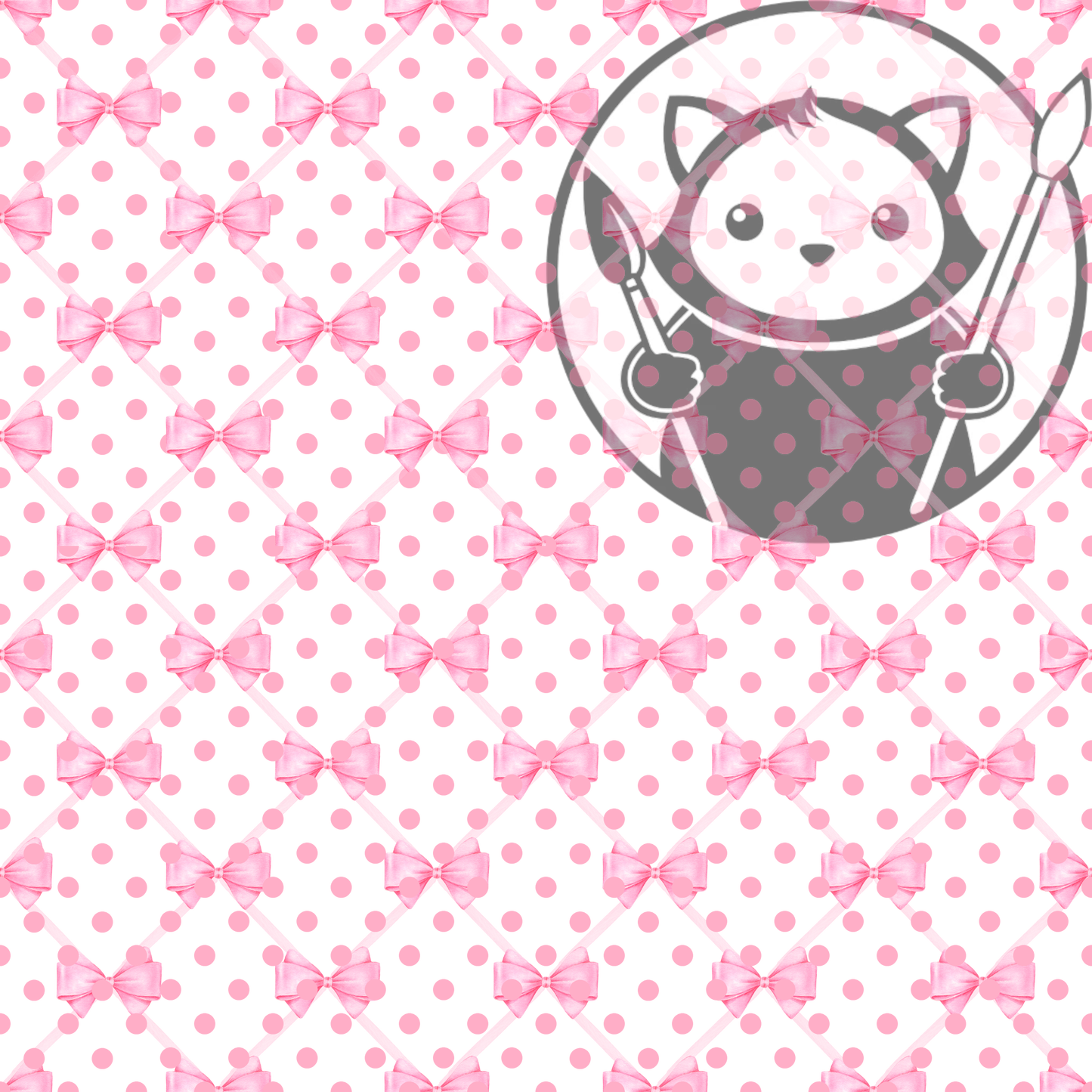 Next Level Sheet - Printed Acrylic and Plywood Sheets - Pink Ribbons - Pattern