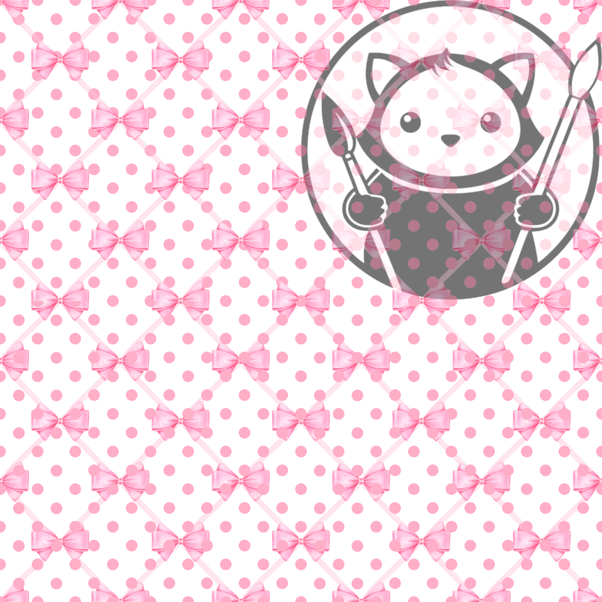 Next Level Sheet - Printed Acrylic and Plywood Sheets - Pink Ribbons - Pattern