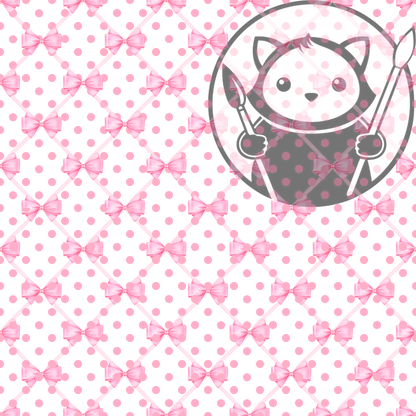 Next Level Sheet - Printed Acrylic and Plywood Sheets - Pink Ribbons - Pattern