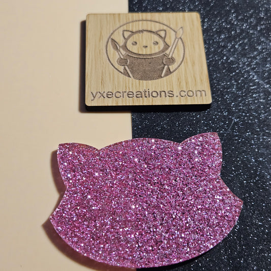 Pink - Glitter Acrylic - Cast Acrylic for Laser Cutting - Preview