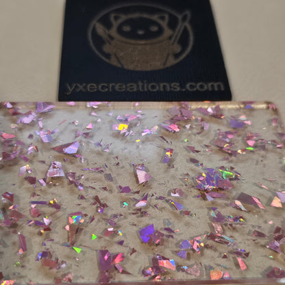 Pink Foil Glitter Acrylic Preview