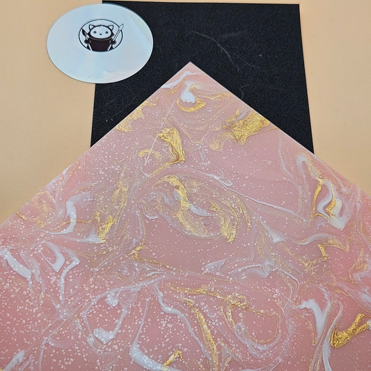 Pink Gold Marble Acrylic Sheet