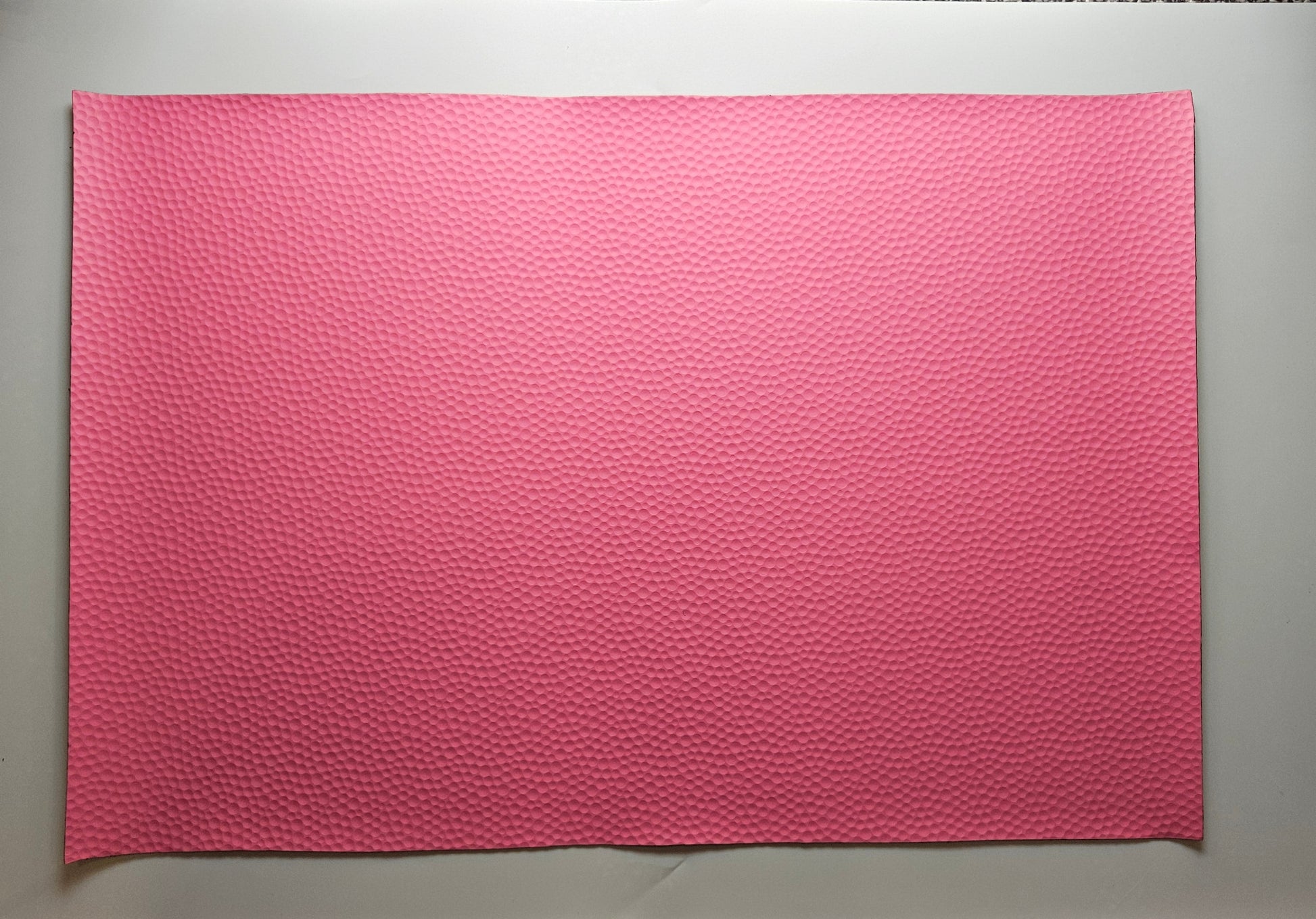 Pink Leatherette - Golf Texture