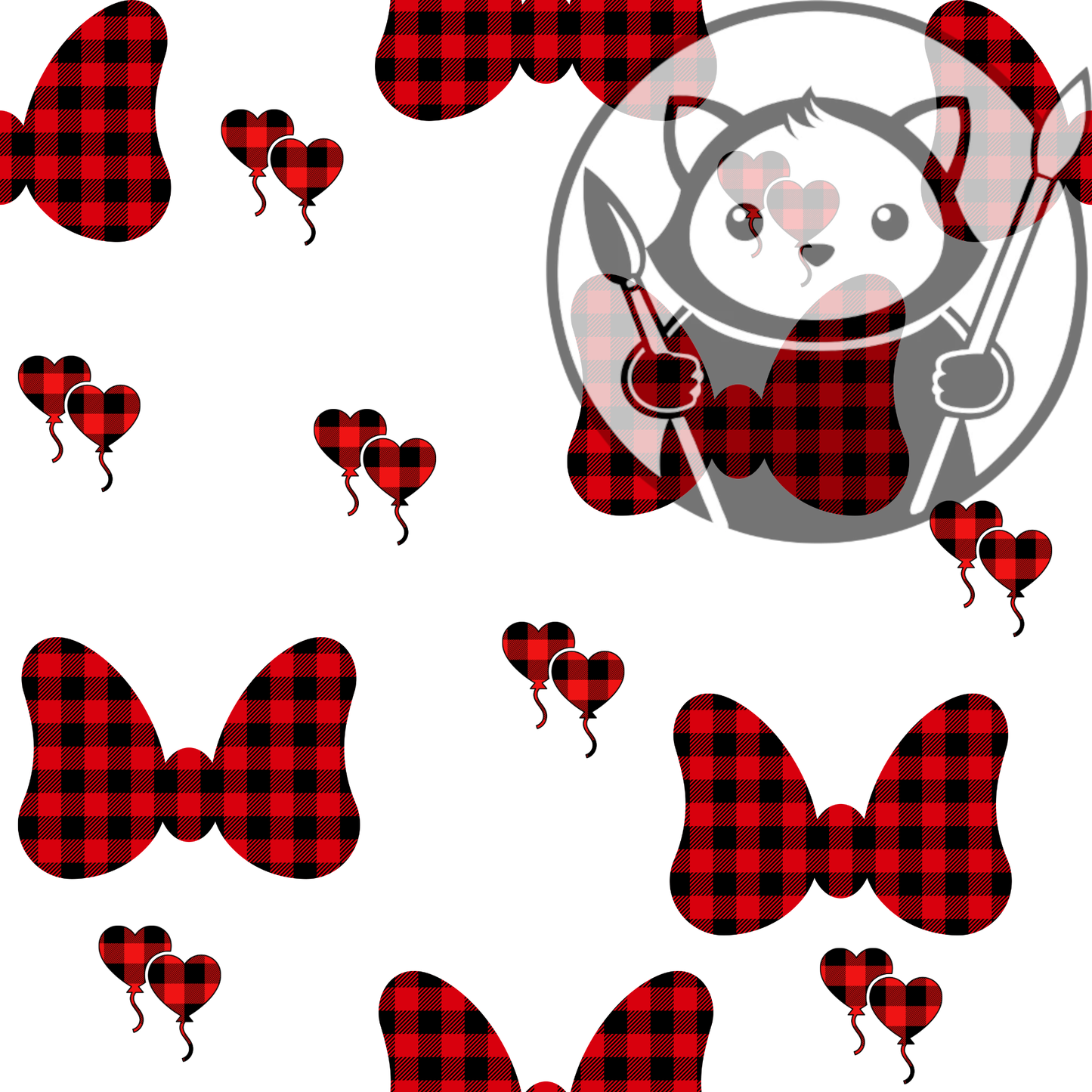 Plaid Hearts - Next Level Sheet