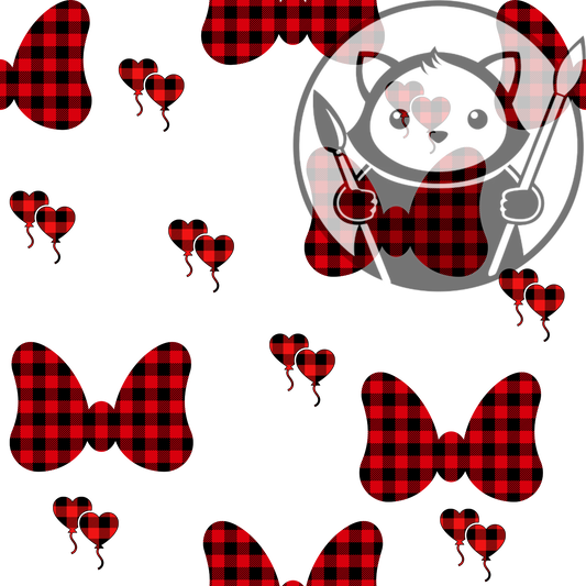 Plaid Hearts - Next Level Sheet