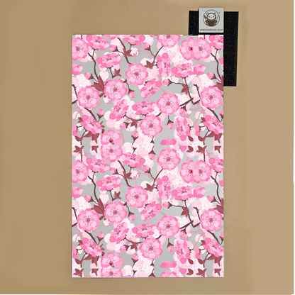 Next Level Sheet - Printed Acrylic and Plywood - Plum Bloom Close Up