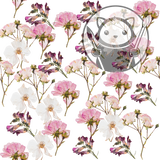 Pink Pressed Flowers - Next Level Sheet