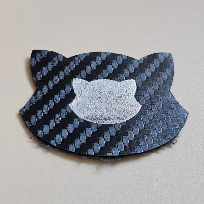 Product
Carbon Fiber Black - Engraves Silver - Leatherette Sheet – PU Material