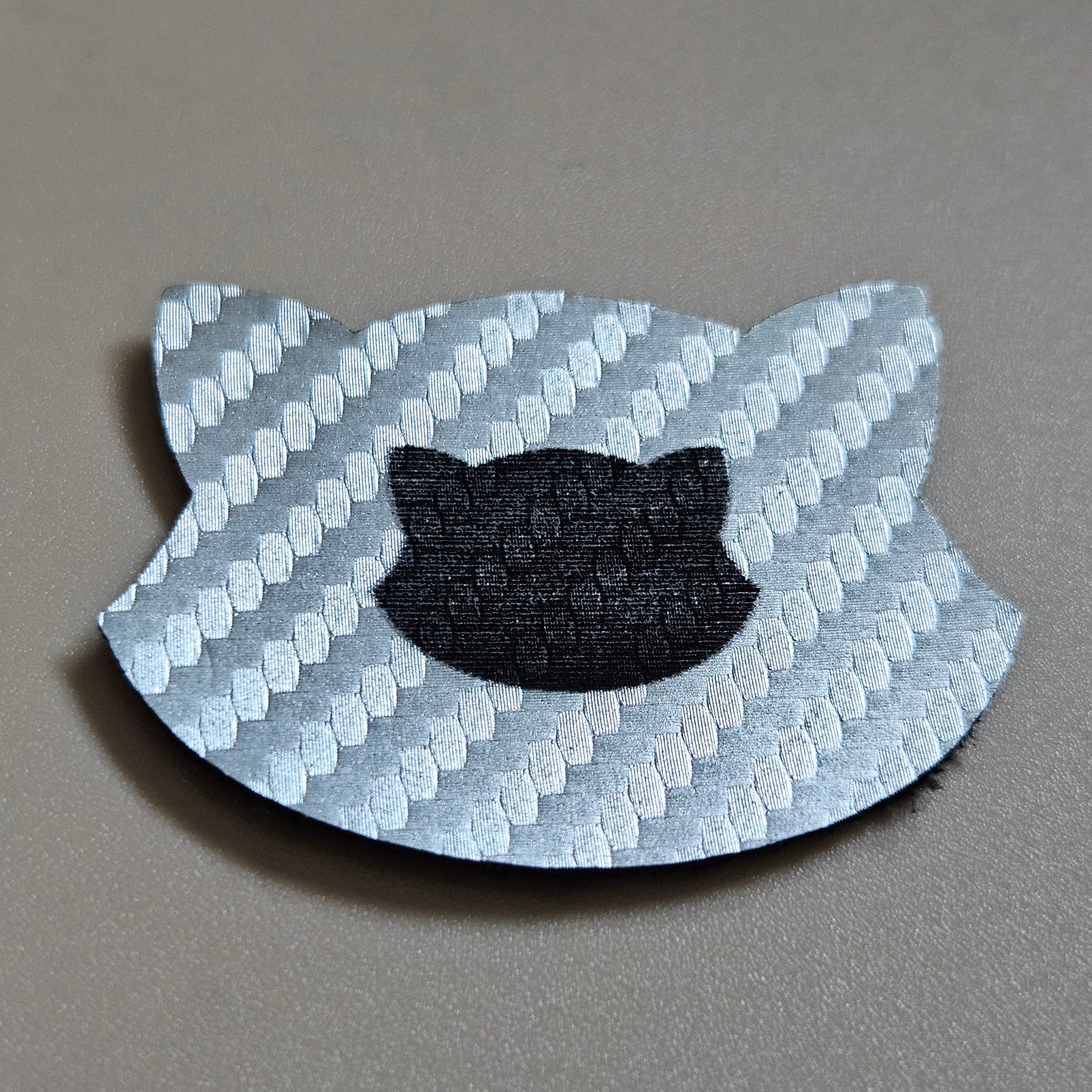 Product
Carbon Fiber Silver - Engraves Black - Leatherette Sheet – PU Material