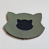 Olive Green - Engraves Black - Leatherette Sheet – PU Material
